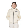 Doudoune Equestro femme 3 en 1 avec inserts amovibles - Blanc antique