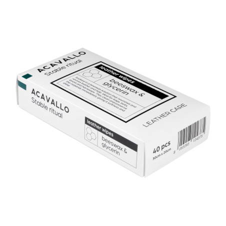 Lederdoekjes met bijenwas 40 stuks