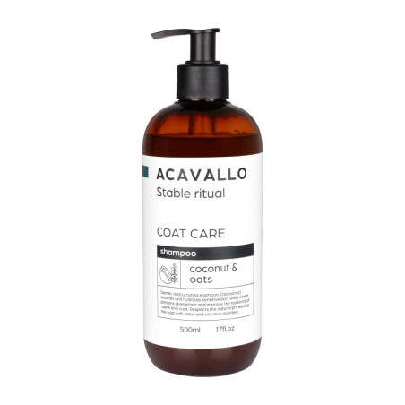 Shampoing Acavallo coco et avoine effet soie