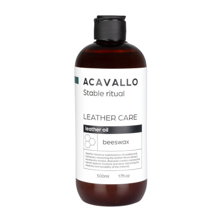 Huile pour cuir Acavallo à la cire d’abeille