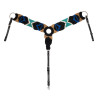 Collier de chasse Pool's en mohair à motif croisé - Multicouleur