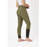 Pantalon Horze taille haute avec cristaux femme - Vert winter moss