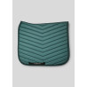 Witte Fair dressuurzadeldek met gunmetal kristallen Montar - Jade