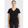 T-shirt Harcour Aquila met korte mouwen voor dames Frankrijk - Zwart