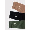 Chaussettes Harcour Carly par 3 - Trèfle / noir / moka