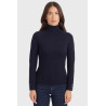 Pull Col Roulé Harcour Christina femme - Noir