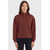 Sweat 1/2 Zip Harcour Cassandre femme - Vigne