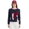 Pull Harcour Haras femme - Marine