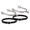 Éperons Imperial Riding Basic 20 mm bout carré - Argent