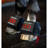 Horseware set van 4 mini LED-roodlichttherapiebandages - Zwart / zwart