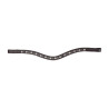 Frontal deux tons Shires Velociti Gara - Marron / noir