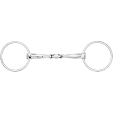 Mors de filet ergonomique brisure double Waldhausen