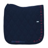 Tapis Essentiel Dressage GEM - Bleu marine / logo bordeaux