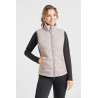 Veste sans manches matelassé chauffant femme Horze Aloise - String beige