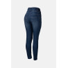 Eleanor jeans western slim dames Horze - Donker denim