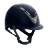 Casque Apocalypse unisexe coque brillante homologation EN 1384-2023 Equestro - Marine / gunmetal