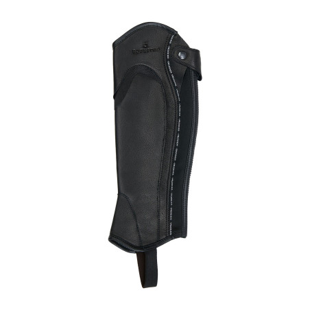 Mini-chaps unisexe en cuir avec liseré contrasté New Equestro