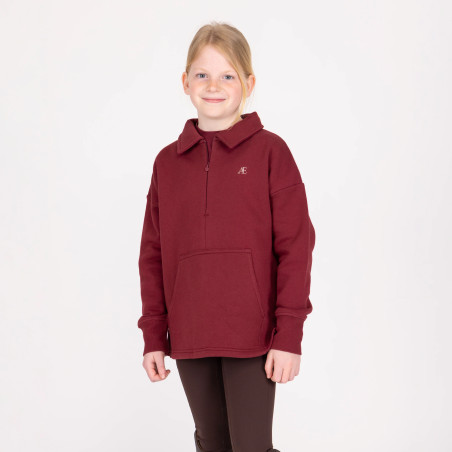 Sweat quart zip Aubrion Equestrian jeune cavalier