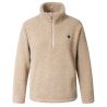 Covalliero Teddy-breisel sweater AH26 dames - Beige