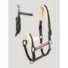 Halster en leadrope Tommy Hilfiger Equestrian Yale met bont - Groen camo