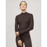 Polo col roulé Tommy Hilfiger Equestrian Ava femme - Cacao