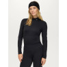 Amelie Dames Rhinestone Hoge Hals Baselayer Tommy Hilfiger Equestrian - Zwart