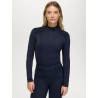 Baselayer Echo femme1/4 Zip Tommy Hilfiger Equestrian - Desert sky