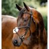 Bridon Grackle en forme de 8 Horseware muserolle croisée - Noir