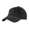 Corduroy cap donker groen - Marineblauw