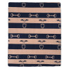 Plaid HV Polo Gwenny print - Marine / camel