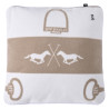 Coussin HV Polo Gwenny print - Chalk