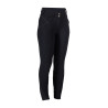 Pantalon softshell Chrysti fond 1/1 en silicone HKM femme - Noir