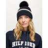 Bonnet à pompon Dean Tommy Hilfiger Equestrian - Desert sky