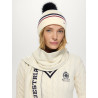 Bonnet à pompon Dean Tommy Hilfiger Equestrian - Ecru