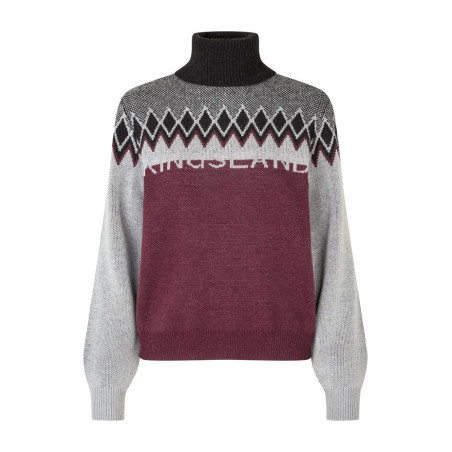 Pull tricoté à col roulé femme Kingsland KLMontez