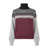 Pull tricoté à col roulé femme Kingsland KLMontez - Noir