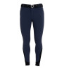 Pantalon homme slim fit avec grip au genou Equestro - Marine blazer