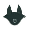 Bonnet anti-mouches en tissu technique avec finitions contrastées Equestro - Vert sapin / gris ardoise