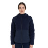 Dames donsjack met teddy-inzetstukken Equestro - Marineblazer