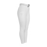 Damesbroek met hoge taille full grip met strass Equestro dames - Wit