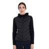 Veste technique femme avec matelassage frontal Equestro - Noir