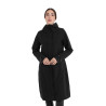 Veste Softshell long femme avec ouverture arrière Equestro - Noir
