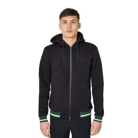Sweat à capuche zippée homme Equestro