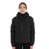 Doudoune femme à capuche Equestro - Noir
