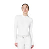 Basic dameswedstrijdpolo met mesh-inzetstukken Equestro dames - Wit