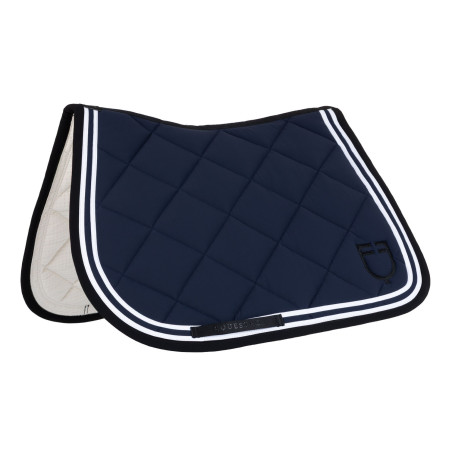 Zadeldek spring Double Stripes in technische stof Equestro
