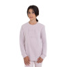 Unisex kinderrondehals sweatshirt in fleece Equestro - Viltachtig violet