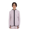 Unisex kinderfleece met rits Equestro - Viltachtig violet
