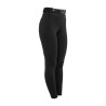 Dameslegging met hoge taille met riemlussen en strass Equestro dames - Zwart