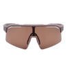 Lunettes de soleil de sport polarisées modèle Soleil Equestro - Antler / rouge / marron